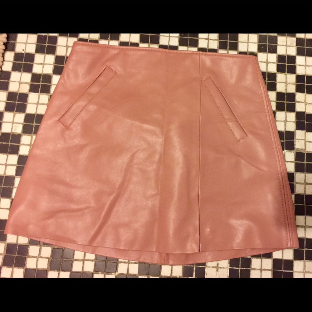 NWOT Blank NYC Vegan Leather Mini Skirt